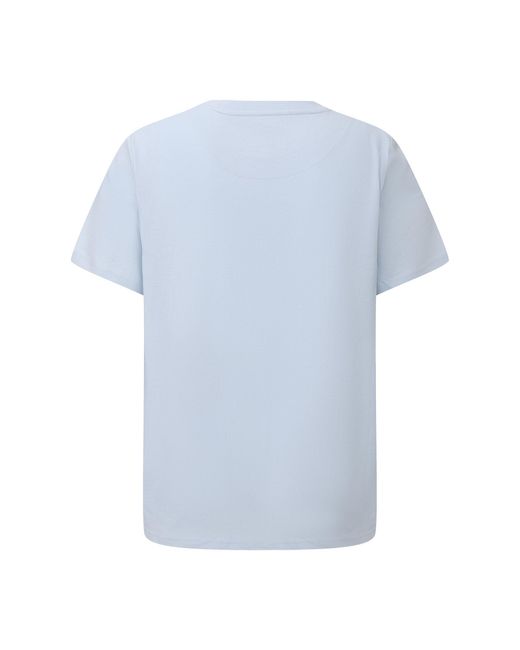 Pretty Green Blue Large Logo Tee for men