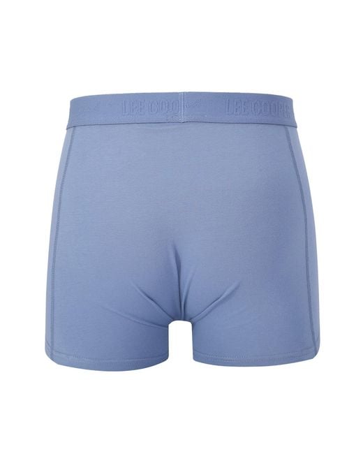 Lee Cooper Blue Essential Boxer Trunk 10-Pack for men