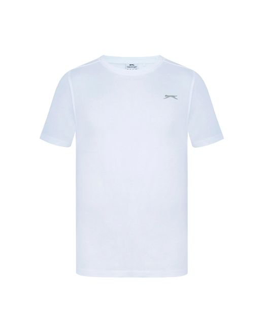 Slazenger 1881 White Plain T-Shirt for men