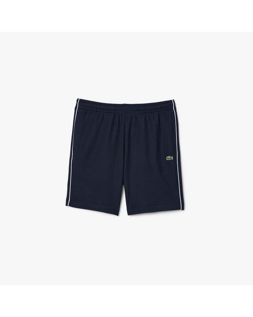 Lacoste Blue Paris Regular-Fit Interlock Piqué Shorts for men