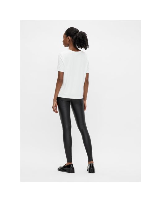 Object Gray Coated Leggings