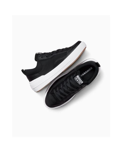 Converse Black Adults Chuck Taylor All Star Log Canvas Trainers