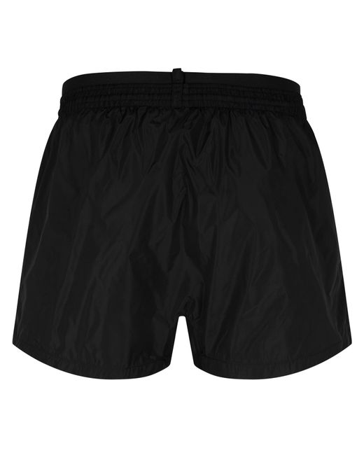 DSquared² Black Logo Swim Shorts for men
