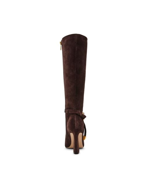 Steve Madden Brown Sirrens Suede Knee-High Boots