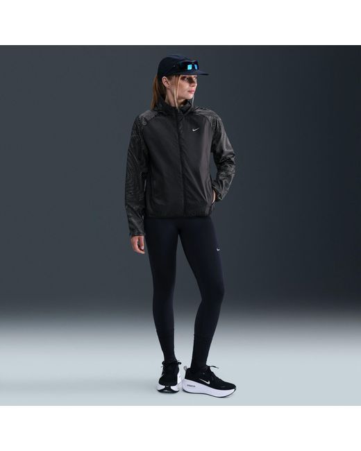 Nike Black T Flash Running Jacket