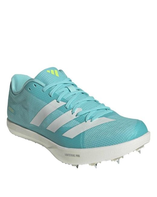 Adidas Blue Adizero Track Running Shoes for men