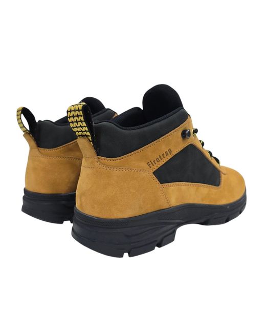 Firetrap Blue Delia Premium Leather Ankle Lace Up Hiker Rugged Boots for men