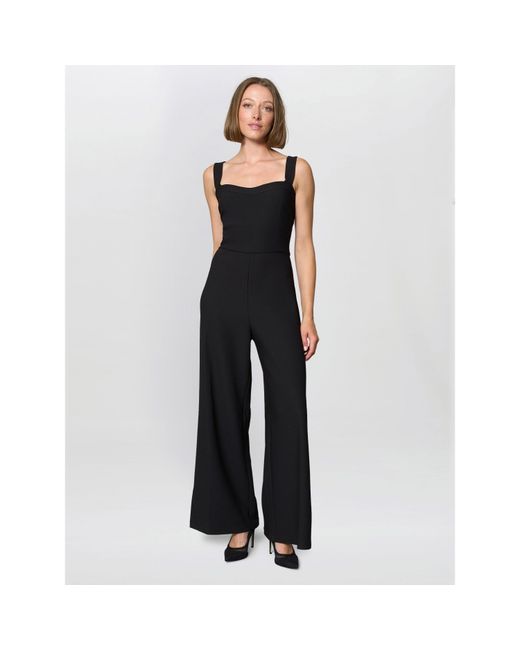 Gina Bacconi Black Emy Wide-Leg Jumpsuit