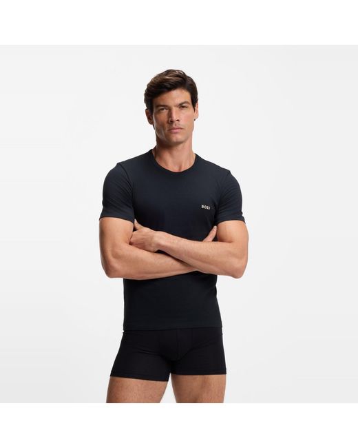 Boss Blue Bodywear 3 Pack Premium Cotton T-Shirts for men