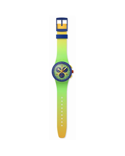 Swatch Green Adults Analogue Quartz Watch