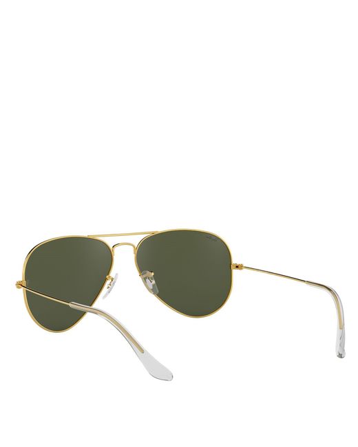 Ray-Ban Green Large Aviator Sunglasses