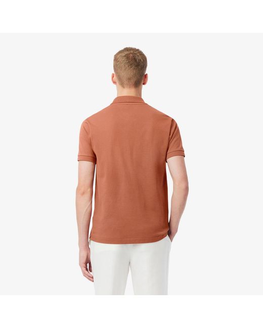 Lacoste Orange Classic Fit L.12.12 Original Polo Shirt for men