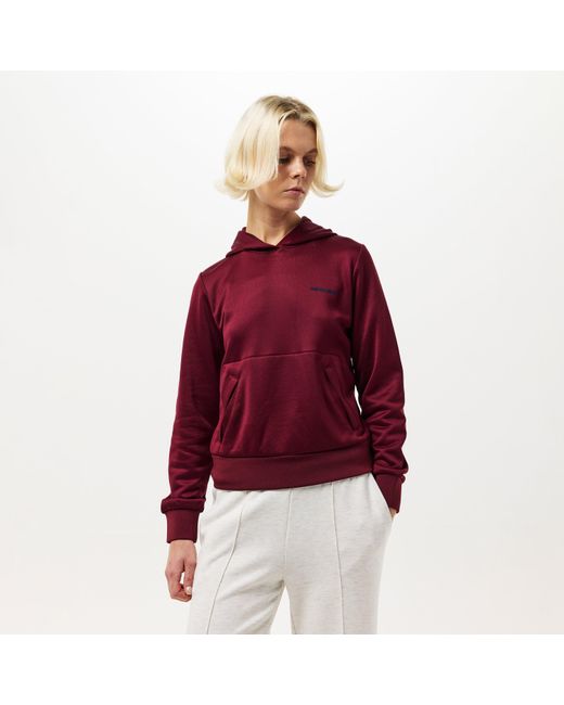 Calvin Klein Red French Terry Zipped Tracksuit Top
