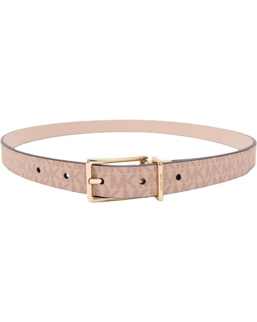 MICHAEL Michael Kors Natural Leather Belt