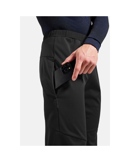 Odlo Black Essential Ski Trousers for men