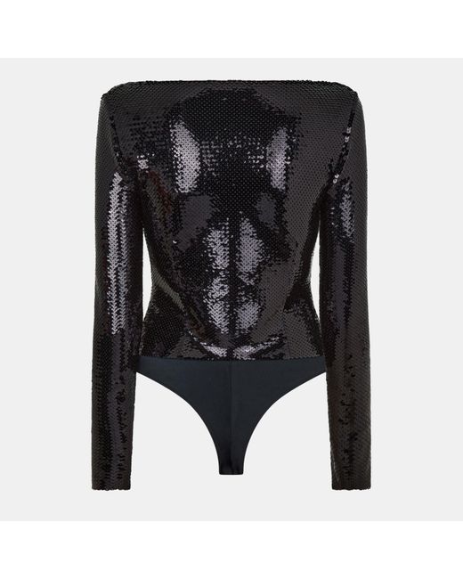 Balenciaga Black Structured Bodysuit