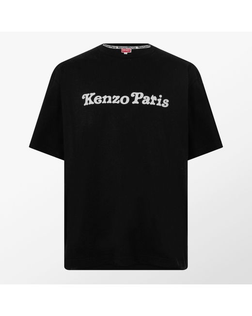 KENZO Blue Simons T-shirt for men