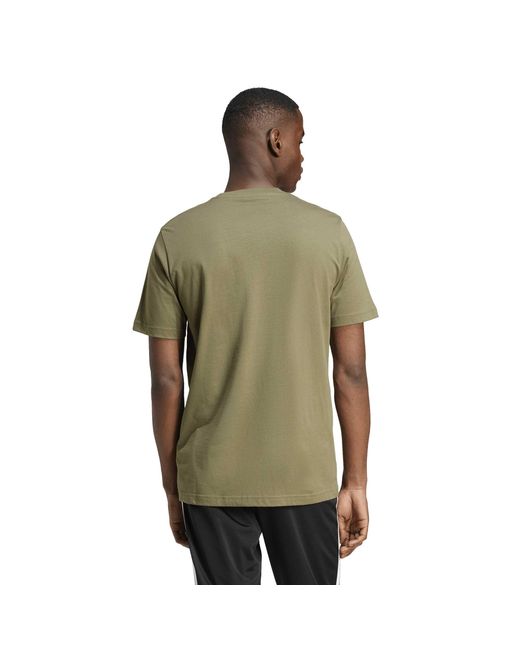 Adidas Green Graphic Logo T-Shirt for men