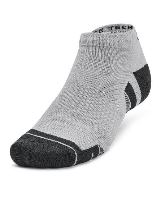 Under Armour Blue Ua Performance Tech 3-Pack Low Cut Socks