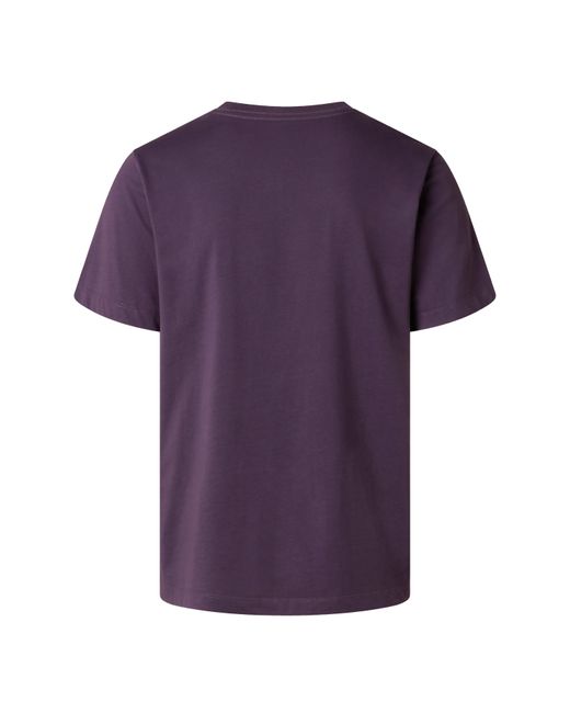 The North Face Purple Regular Fit Simple Dome T-Shirt for men