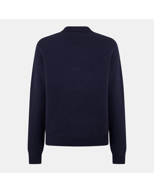 Jacob Cohen Blue Polo Knitted Top for men