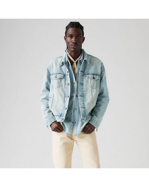 Levi's Blue The Trucker Jacket New Light T for men