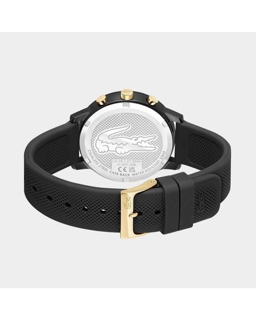 Lacoste Black 12.12 Move Multifunction Watch for men