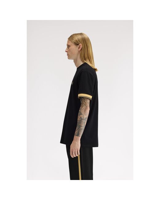 Fred Perry Black T-Shirt for men