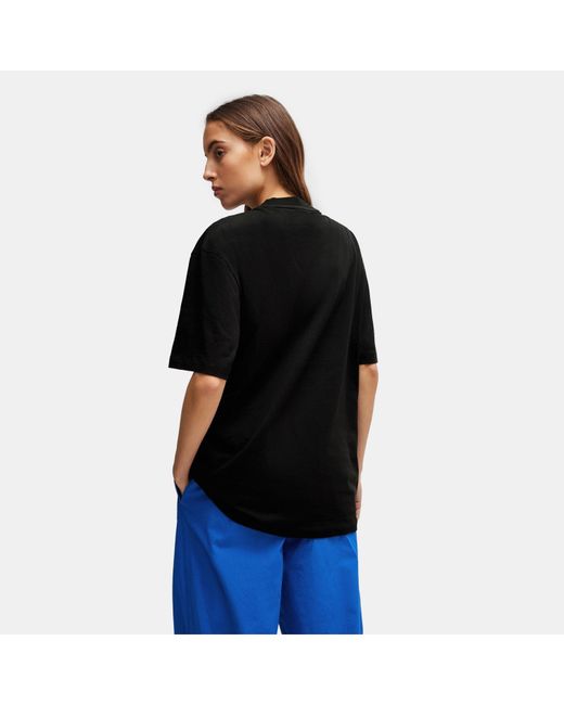 HUGO Black Iconic Logo Short Sleeve T-Shirt for men
