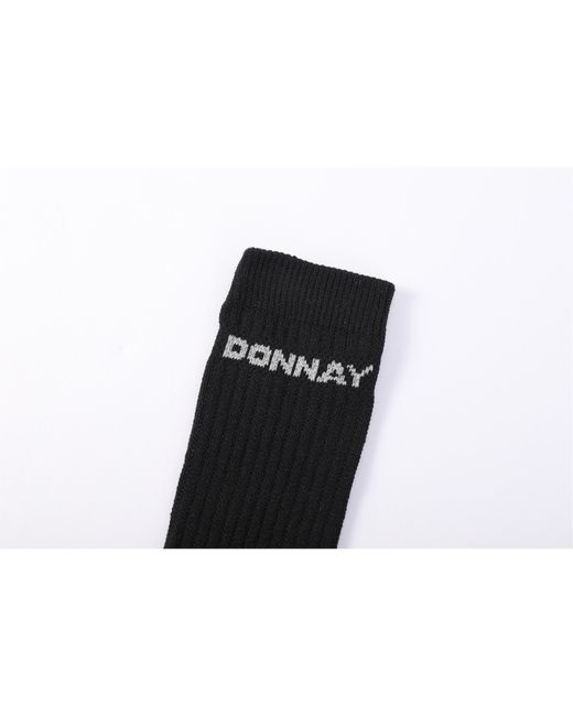Donnay Black 10 Pack Crew Socks 12