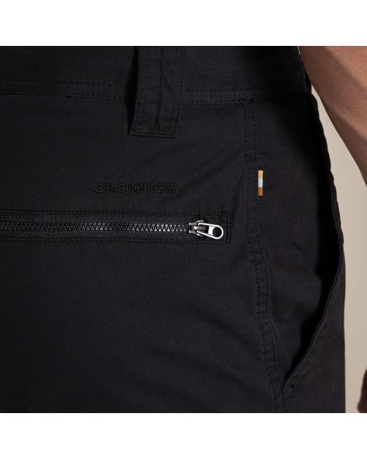 Craghoppers Black Dofe Brisk Trouser for men