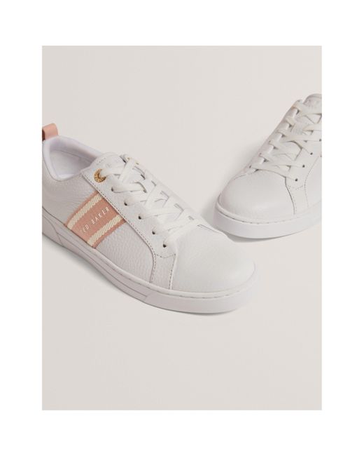 Ted Baker White Low-Top Trainers