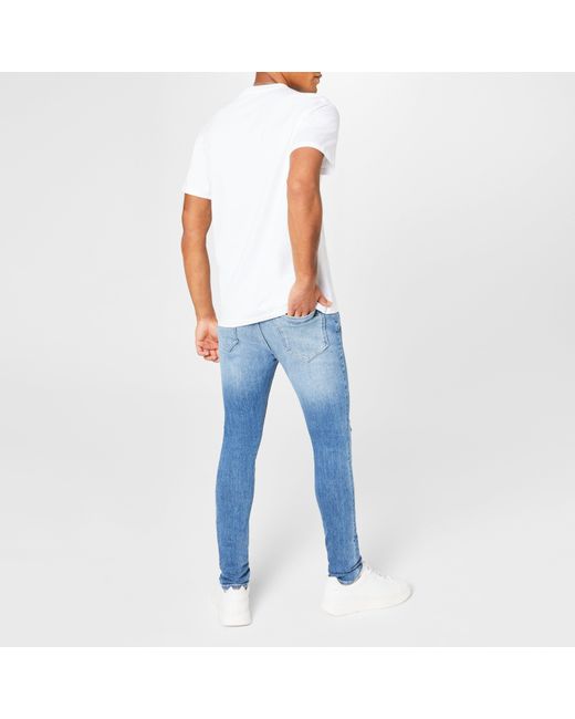 Replay White Small Logo T-Shirt for men