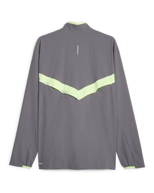PUMA Gray Run Ultraweave Performance Training Jacket for men