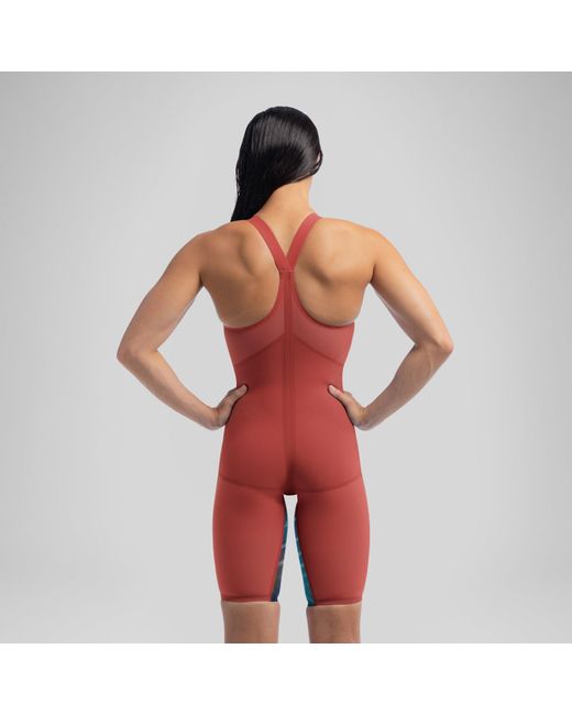 Speedo Red Lzr Valor 2.0 Race Swimsuit