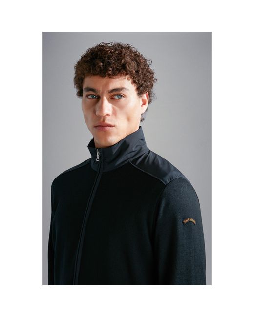 Paul & Shark Blue Knitted Top for men