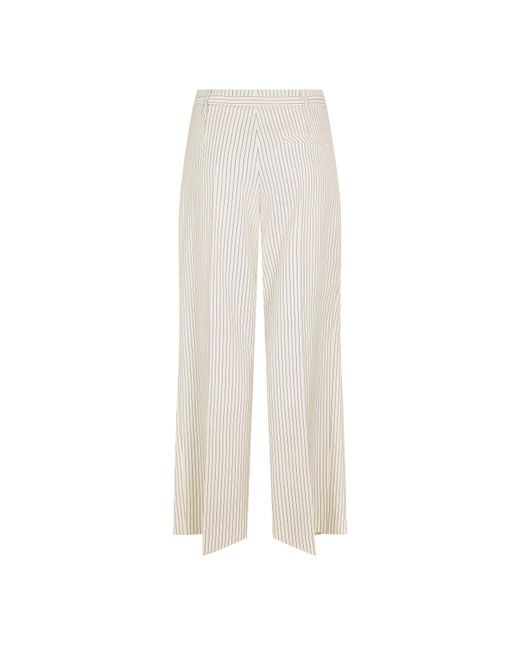 HUGO White Straight Leg Trousers