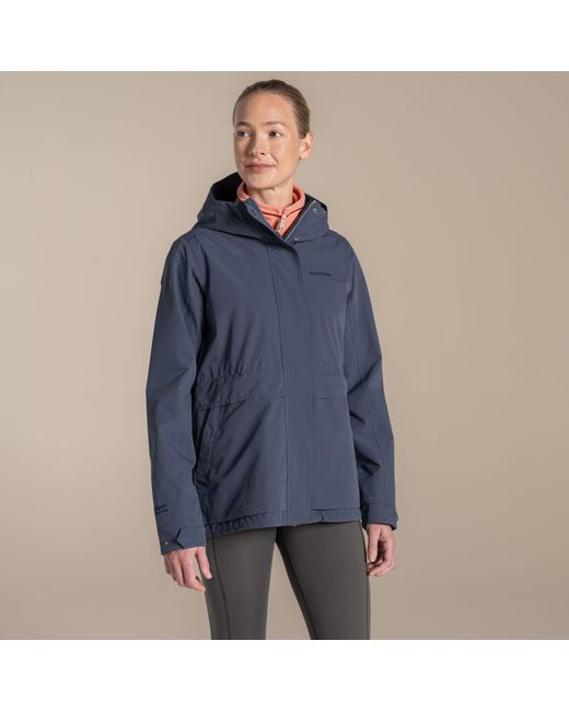 Craghoppers Blue Cinquefoil Waterproof Walking Jacket