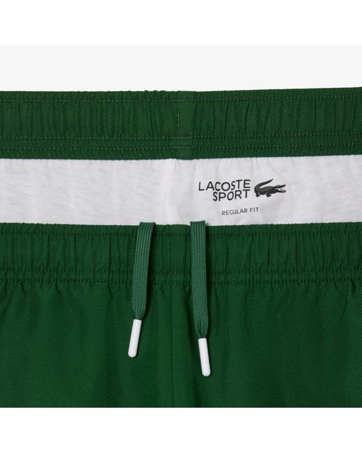 Lacoste Green Tennis Colour Block Joggers for men