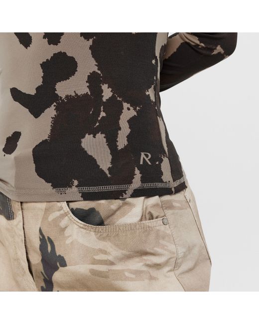Represent Gray Prowler Cut Out Top