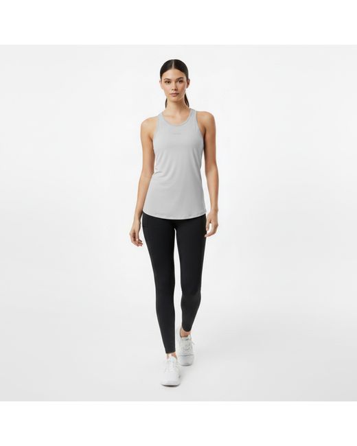 Usa Pro Gray Classic Racer Back Sports Tank