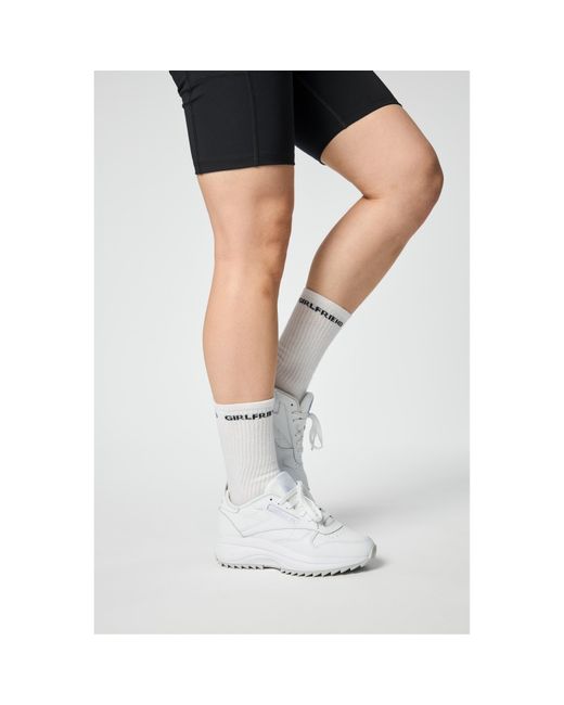 GIRLFRIEND COLLECTIVE White Quarter Socks