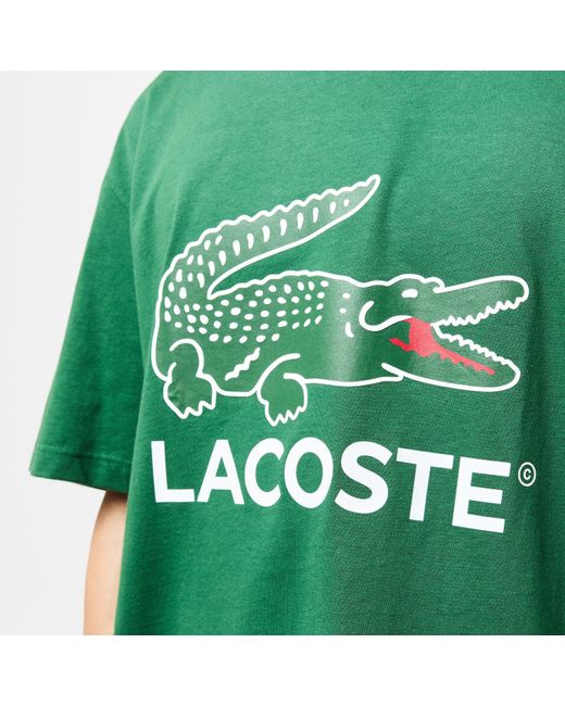 Lacoste Green Large Logo T-Shirt for men