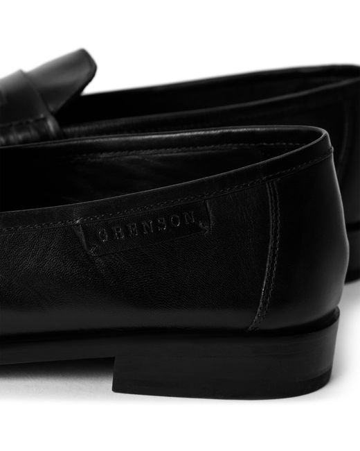 GRENSON Black Loafers for men