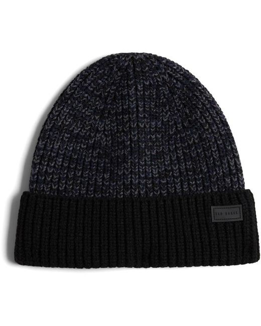 Ted Baker Black Ted Jannaaa-knit Hat Sn99 for men