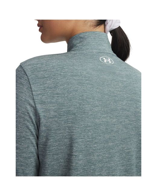 Under Armour Blue Tech Half Zip Top