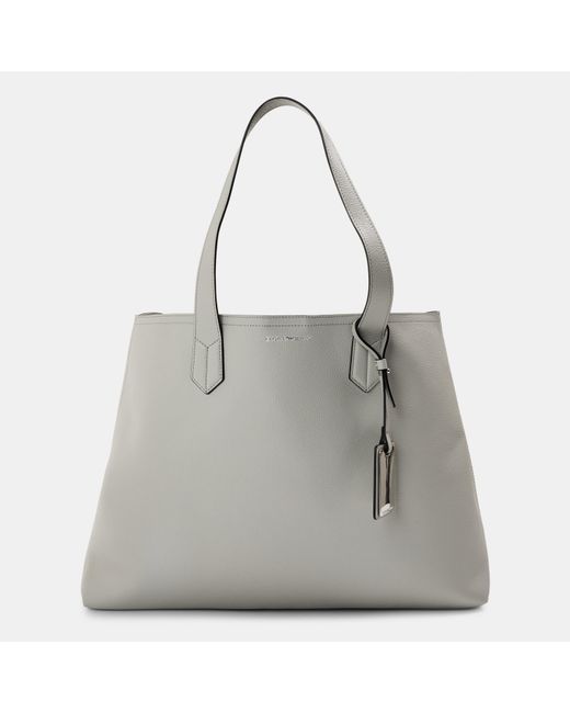 Emporio Armani Gray Tote Bags