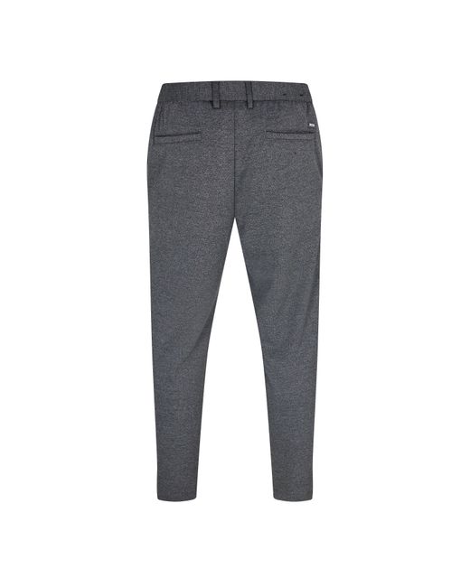 Boss Gray Kane-Ds Straight Leg Trousers for men