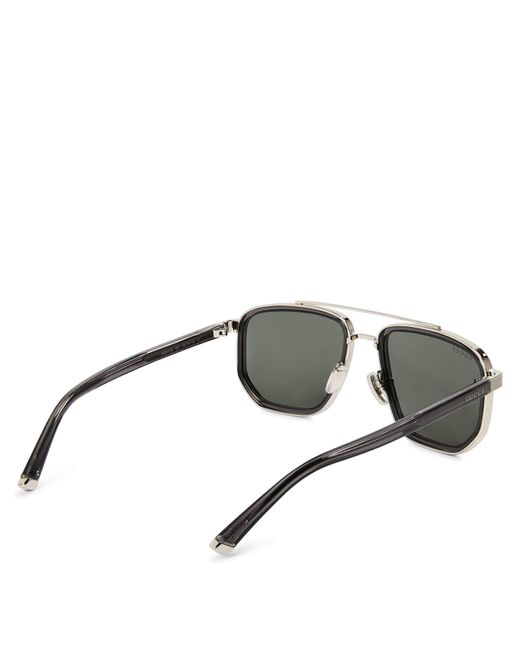 Gucci Gray Gg2073S Square Aviator Sunglasses for men