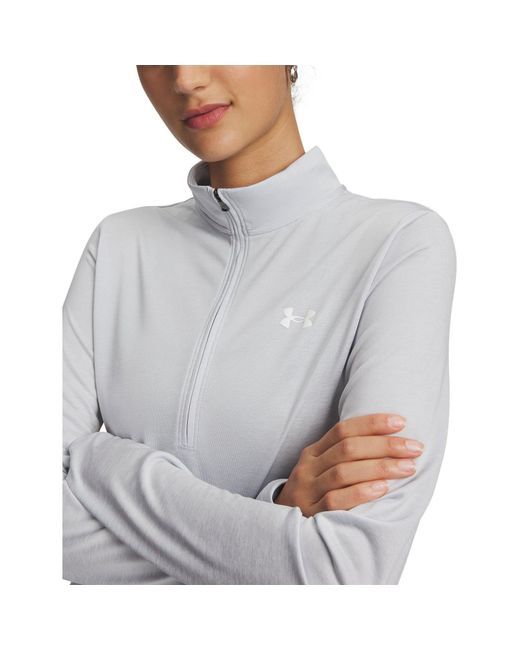 Under Armour Gray Tech Half Zip Top
